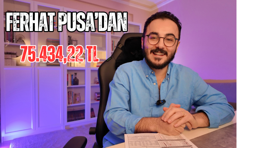 Ferhat Pusa'dan 75.434,22 TL İkramiye
